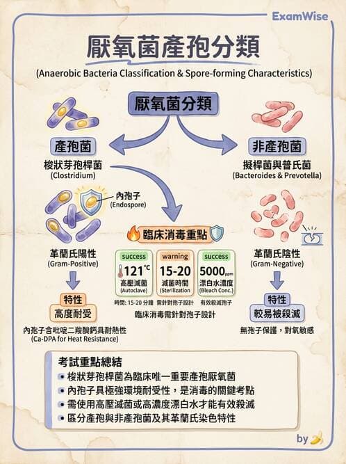 醫檢師 - 厭氧菌 - AI 圖文解析預覽