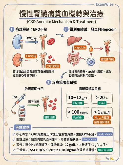 專師 - 慢性腎臟病與併發症 - AI 圖文解析預覽