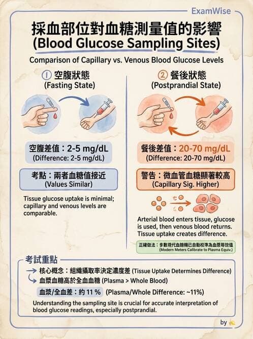 醫檢師 - 醣類代謝與糖尿病 - AI 圖文解析預覽