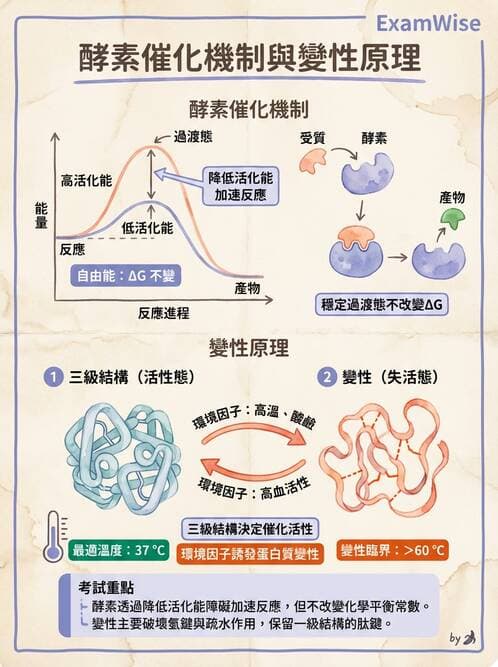 醫檢師 - 臨床酵素學基礎 - AI 圖文解析預覽