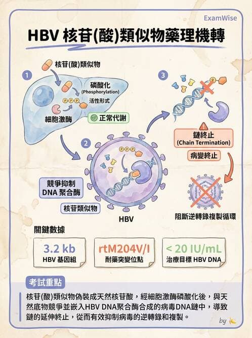 醫檢師 - B型肝炎病毒 - AI 圖文解析預覽