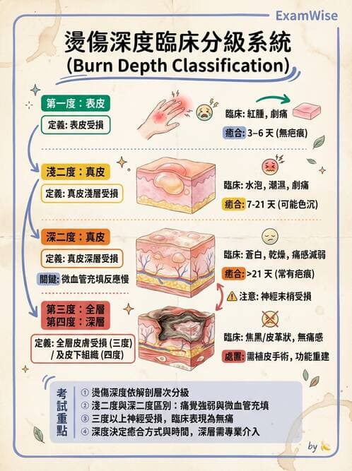 醫檢師 - 物理和化學傷害及營養疾病 - AI 圖文解析預覽