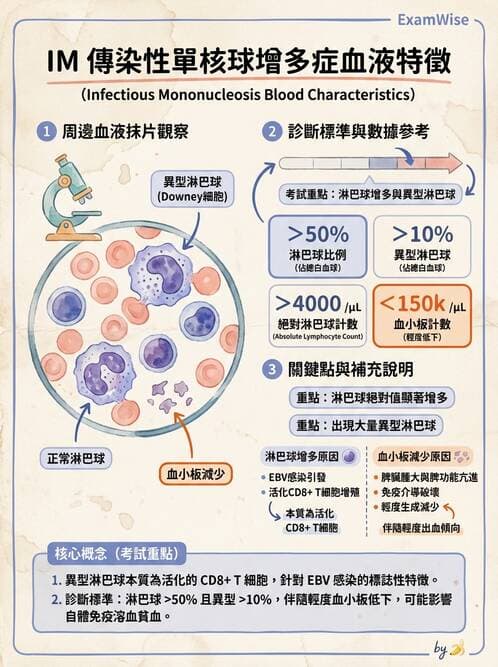 醫檢師 - 白血球生理與形態 - AI 圖文解析預覽