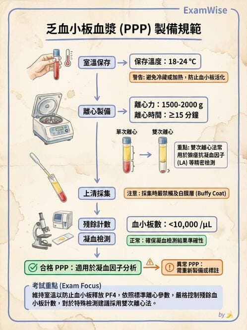 醫檢師 - 血小板與止血生理 - AI 圖文解析預覽