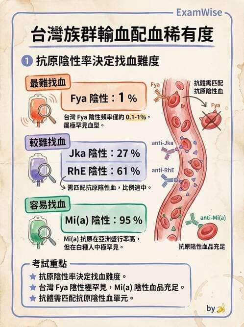 醫檢師 - 紅血球抗原與血型系統 - AI 圖文解析預覽