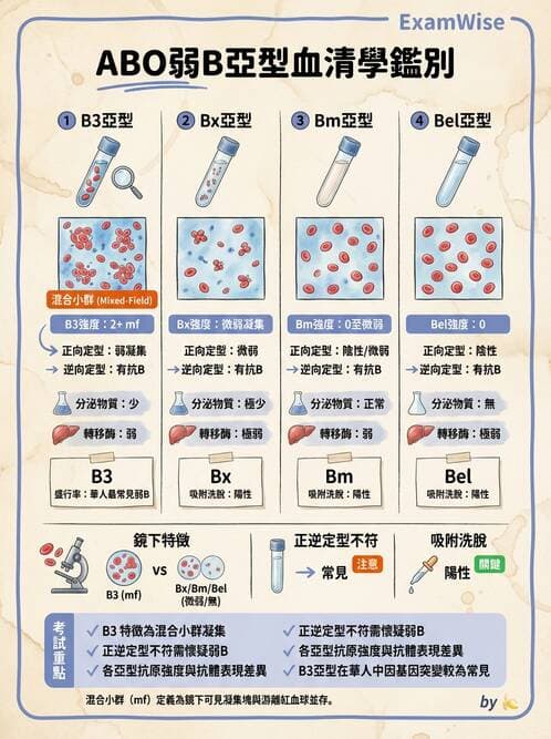 醫檢師 - 紅血球抗原與血型系統 - AI 圖文解析預覽