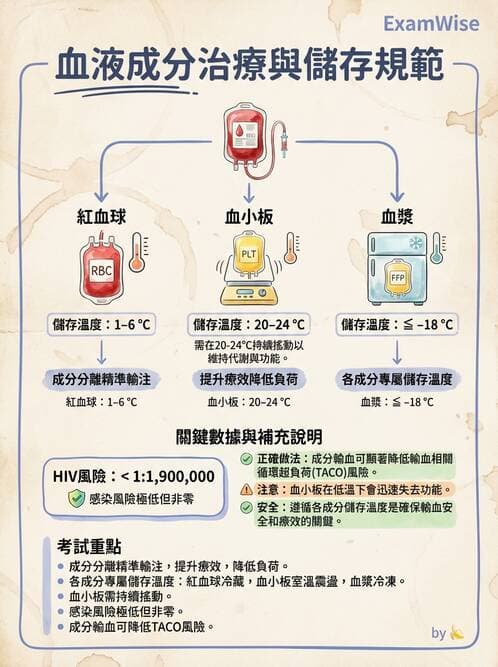 醫檢師 - 血液成分製備與輸血檢查 - AI 圖文解析預覽