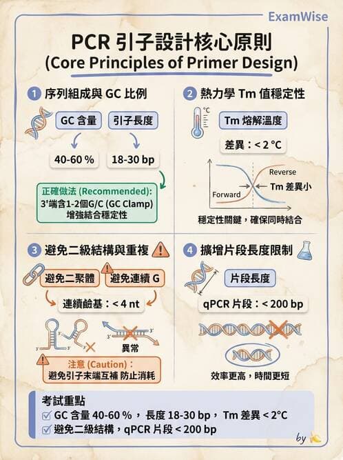 醫檢師 - 核酸擴增與萃取技術 - AI 圖文解析預覽