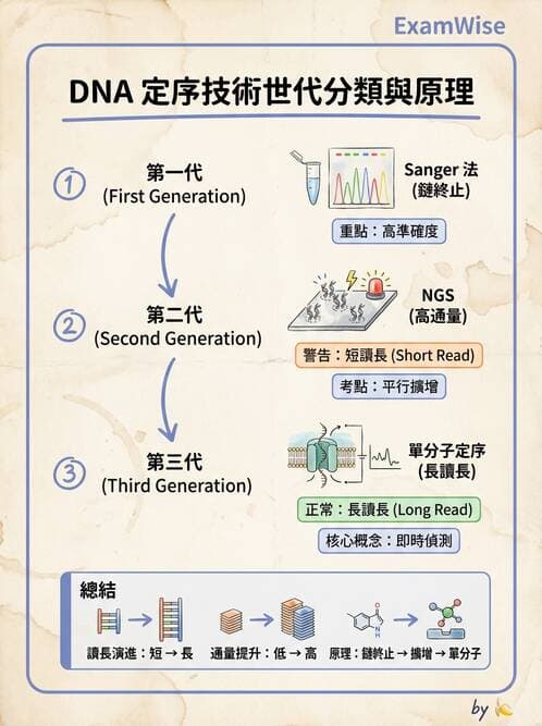 醫檢師 - 定序電泳與表觀分析 - AI 圖文解析預覽