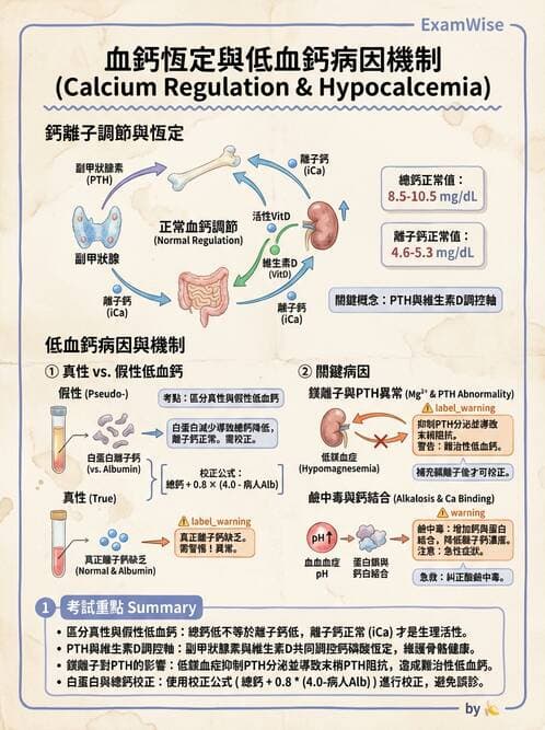 醫檢師 - 電解質與微量元素 - AI 圖文解析預覽