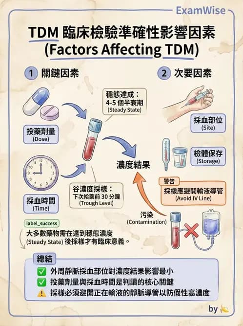 醫檢師 - 治療藥物監測與毒物學 - AI 圖文解析預覽