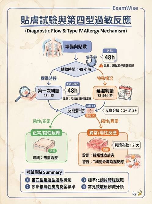 醫檢師 - 過敏反應及測試法 - AI 圖文解析預覽