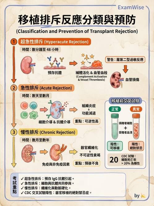 醫檢師 - 組織型與移植免疫學 - AI 圖文解析預覽