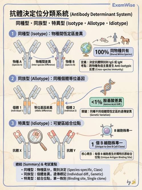 醫檢師 - 免疫球蛋白與抗體 - AI 圖文解析預覽