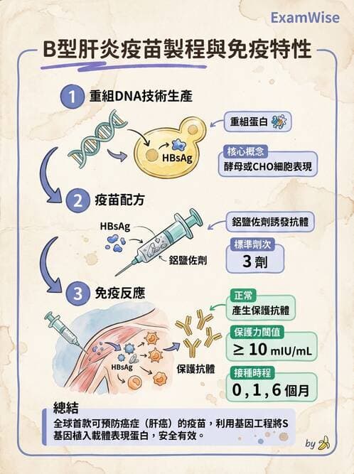 醫檢師 - B型肝炎病毒 - AI 圖文解析預覽