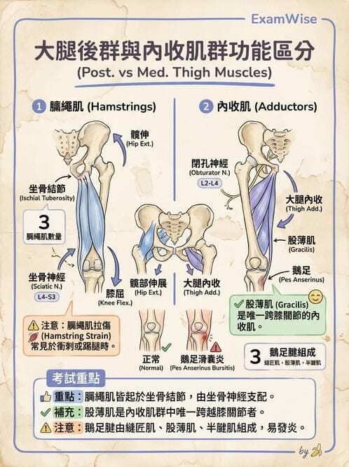 護理師 - 肌肉 - AI 圖文解析預覽