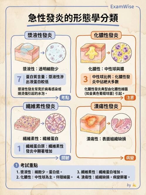 護理師 - 發炎、細胞傷害及修復 - AI 圖文解析預覽