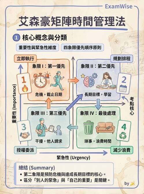 護理師 - 目標管理與決策 - AI 圖文解析預覽