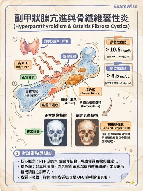 專師 - 副甲狀腺與鈣磷代謝 - AI 圖文解析預覽