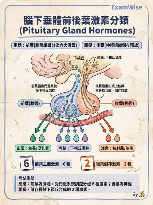 護理師 - 腎上腺與腦下垂體疾病 - AI 圖文解析預覽