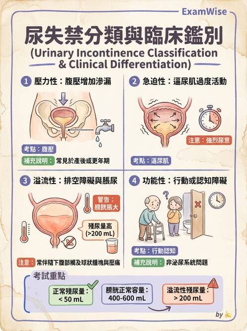 專師 - 尿失禁與排尿障礙 - AI 圖文解析預覽