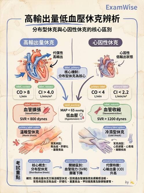 專師 - 休克分類與血行動力學 - AI 圖文解析預覽