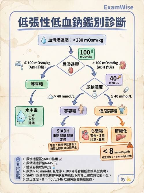 專師 - 鈉離子異常與SIADH - AI 圖文解析預覽