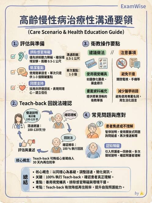 專師 - 臨床溝通情境與衛教 - AI 圖文解析預覽