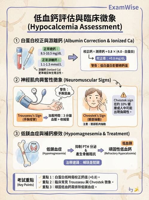 專師 - 鈣磷鎂異常 - AI 圖文解析預覽