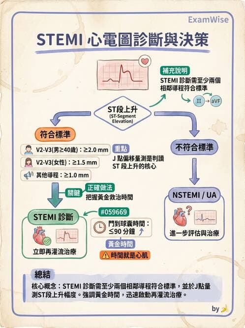 專師 - 急性心肌梗塞與處置 - AI 圖文解析預覽