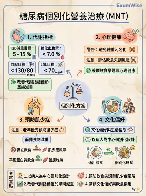 營養 - 糖尿病與代謝症候群 - AI 圖文解析預覽