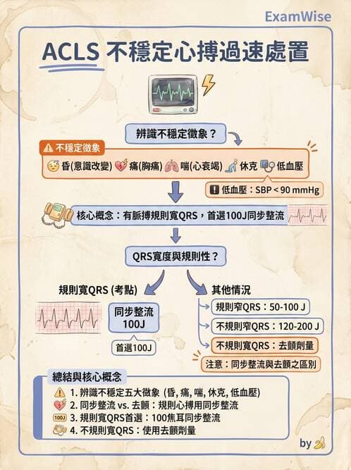 專師 - 心律不整與電擊治療 - AI 圖文解析預覽