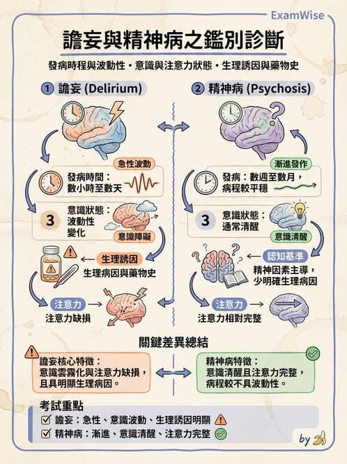 專師 - 譫妄與意識評估 - AI 圖文解析預覽