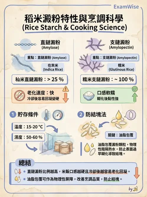 營養 - 穀類、澱粉與麵粉製備原理 - AI 圖文解析預覽