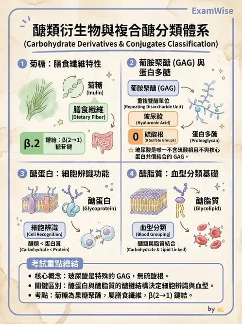 營養 - 醣類代謝 - AI 圖文解析預覽