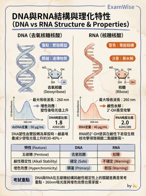 營養 - 核酸與基因表現 - AI 圖文解析預覽
