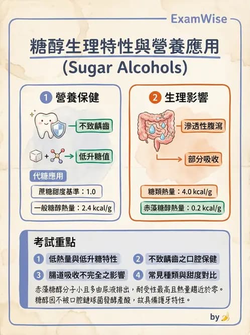 營養 - 醣類結構與膳食纖維 - AI 圖文解析預覽