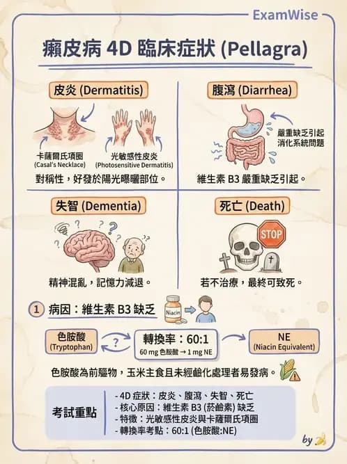 營養 - 能量代謝相關B群維生素 - AI 圖文解析預覽