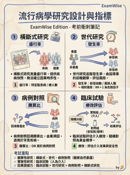 營養 - 流行病學與生物統計 - AI 圖文解析預覽
