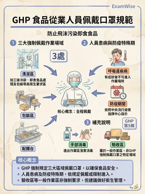 營養 - 餐飲人員衛生與操作規範 - AI 圖文解析預覽