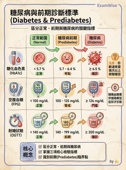 營養 - 糖尿病與代謝症候群 - AI 圖文解析預覽