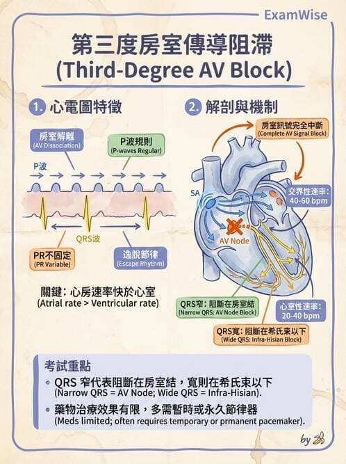 專師 - 心律不整與ECG判讀 - AI 圖文解析預覽