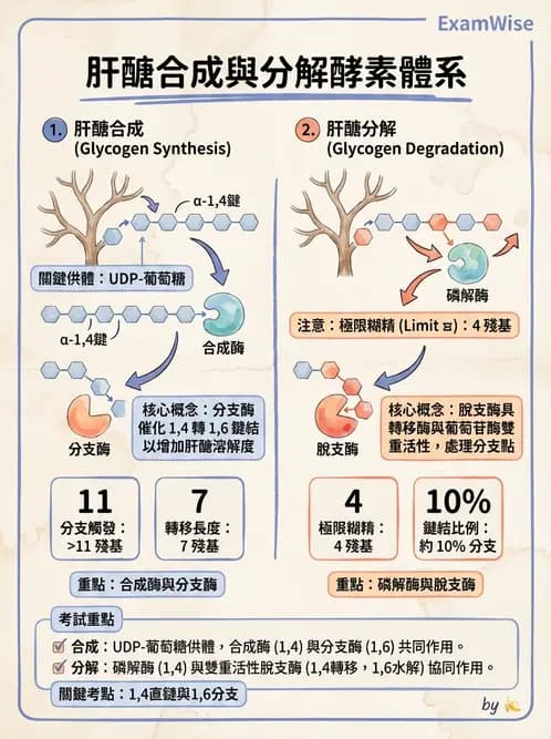 營養 - 醣類代謝 - AI 圖文解析預覽