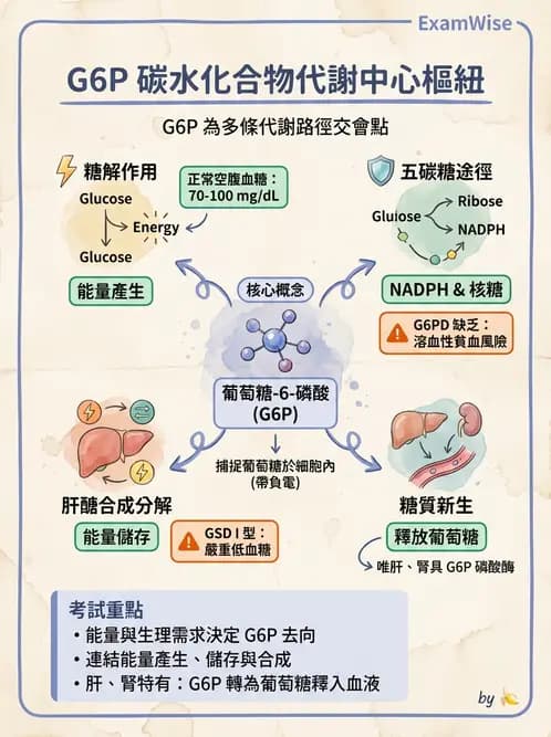 營養 - 醣類代謝 - AI 圖文解析預覽