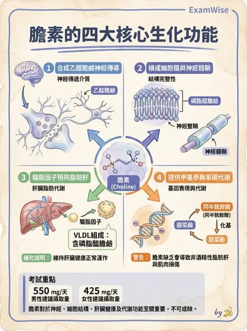 營養 - 維生素C與其他水溶性維生素 - AI 圖文解析預覽