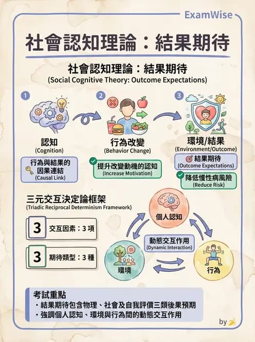 營養 - 健康行為改變理論 - AI 圖文解析預覽