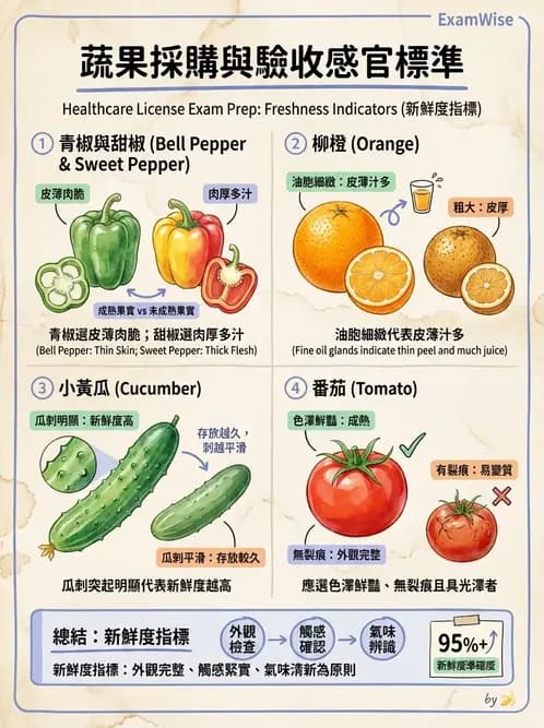 營養 - 食材驗收與品質規格 - AI 圖文解析預覽