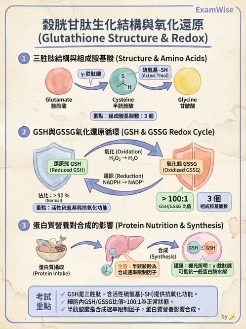 營養 - 蛋白質與胺基酸代謝 - AI 圖文解析預覽