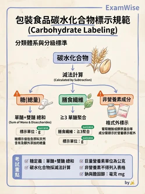 營養 - 營養標示與食品法規 - AI 圖文解析預覽