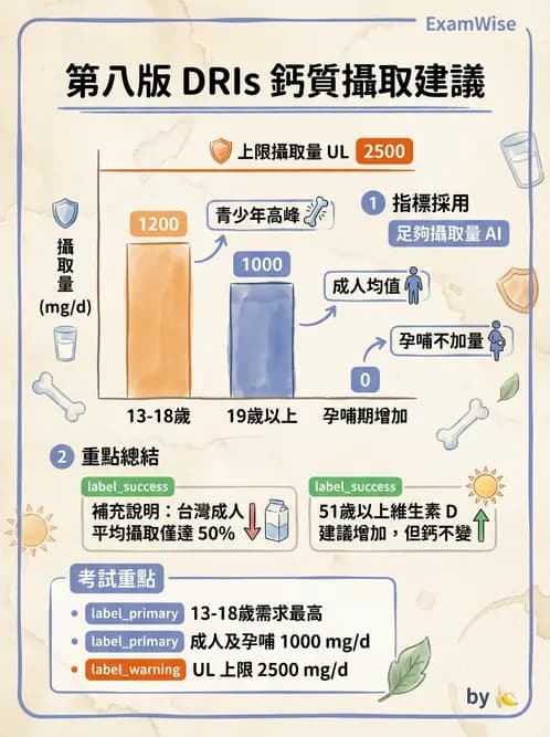 營養 - DRIs與飲食指南 - AI 圖文解析預覽